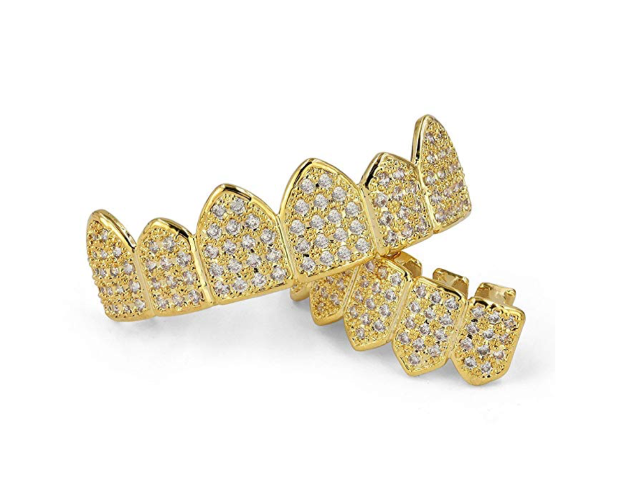 Silver Grillz Diamond Grillz Teeth Gold Hip Hop Grillz