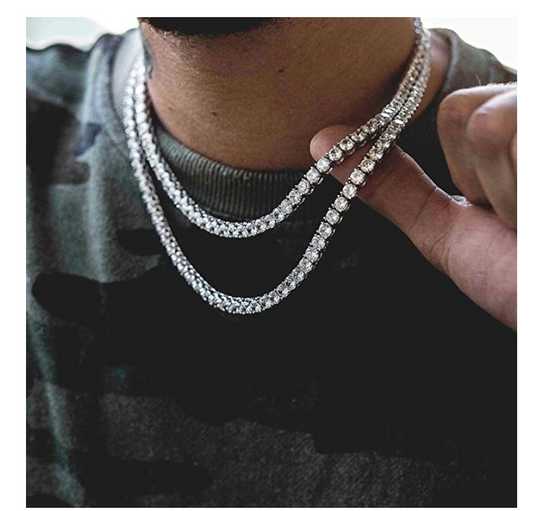 6mm Tennis Chain Diamond Tennis Necklace 16 - 30in.