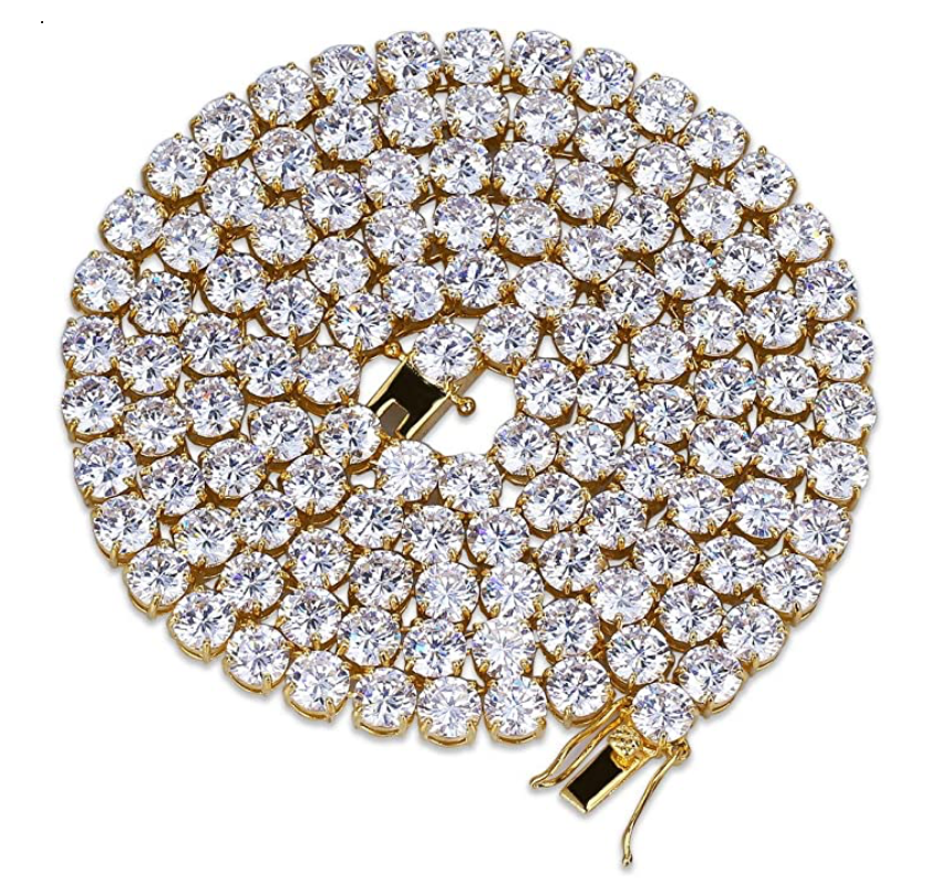 6mm Tennis Chain Diamond Tennis Necklace 16 - 30in.